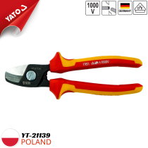 German type cable cutters 160mm, 1000V insulated Yato YT-21139 - Poland