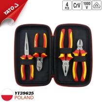 Yato YT-39625 1000V Insulated Pliers Set of 4 - Poland