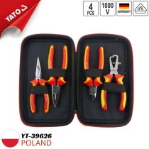 Yato YT-39626 Insulated Pliers Set, 4-piece - Poland