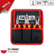 Yato YT-39603 1000V Insulated Pliers Set of 3 - Poland