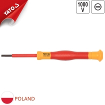 Tua vít 4 cạnh 1.5x0.23x50mm cách điện 1000V Yato YT-28081 - Ba Lan