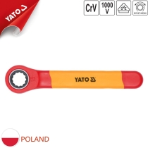 Cờ lê tự động size: 7mm đến 24mm cách điện 1000V lật đảo chiều Yato YT-20920