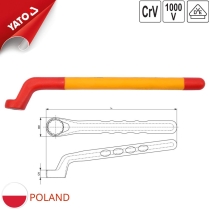 Insulated Ring Spanner 1000V VDE 6-32mm Yato - Poland
