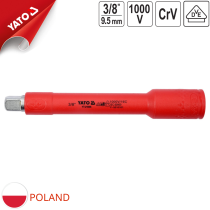 Insulated extension bar 3/8