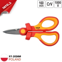 Kéo thợ điện 160mm cách điện 1000V Yato YT-21200 - Ba Lan