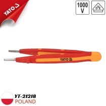 Nhíp mũi nhọn 145mm cách điện 1000V Yato YT-21218 - Ba Lan