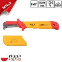 Yato YT-21211 38x155mm 1000V Insulated Cable Stripping Knife - Poland