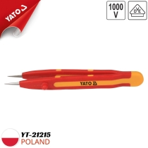 Nhíp mũi nhọn 134mm cách điện 1000V Yato YT-21215 - Ba Lan