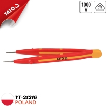 Nhíp mũi nhọn 160mm cách điện 1000V Yato YT-21216