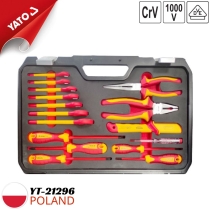 Bộ dụng cụ sửa chữa cách điện chuyên dụng 1000V 16 chi tiết Yato YT-21296 - Ba Lan