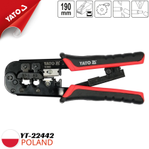 Kìm bấm dây mạng và điện thoại 190mm Yato YT-22442 - Ba Lan