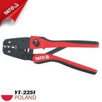 Kìm bấm cos 0.5-6.0mm2 AWG20-10 250mm Yato YT-2251 - Ba Lan