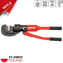 Yato YT-22872 Hydraulic Rebar Cutter Φ4-20mm 515mm 13T - Poland