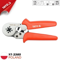 Kìm bấm cos pin rỗng 0.2-6.0mm2 175mm Yato YT-2305 - Ba Lan