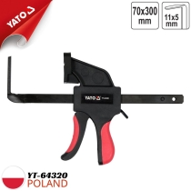 Cảo kẹp nhanh chữ F 70x300mm Yato YT-64320 - Ba Lan