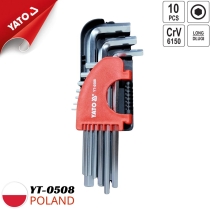 Yato YT-0508 10-piece Hex Key Set 2-12mm - Poland