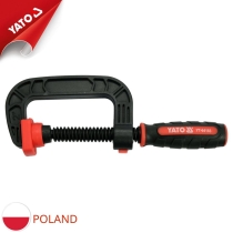 Cảo chữ C bằng nhựa 2" 50mm Yato YT-64183 - Ba Lan
