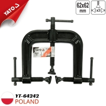 Yato YT-64242 62x62mm 三维C型夹 - 波兰