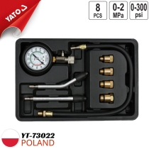 Yato YT-73022 8件套汽油发动机压缩测试仪 - 波兰