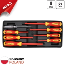 Khay nhựa tua vít cách điện Yato YT-55462 - Ba Lan
