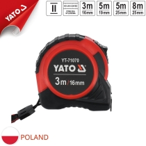 3米 x 16毫米 ABS 外壳卷尺 Yato YT-71070 - 波兰