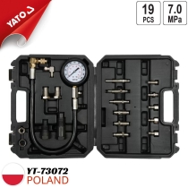 Bộ đo áp suất nén trong xi lanh động cơ diesel 19 chi tiết Yato YT-73072 - Ba Lan