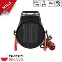 Yato YT-99710 - ポーランド製の5KW 400V PTCヒーター