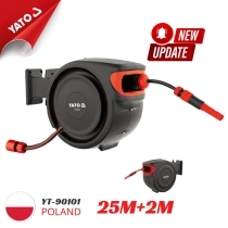 Yato YT-90101 자동 물 호스 릴 25+2.35M - 폴란드