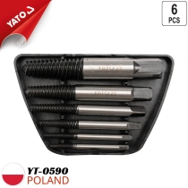 Yato YT-0590 broken screw extractor set, 6 pieces - Poland