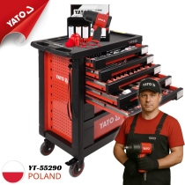 Tủ đồ nghề sửa chữa CƠ KHÍ 7 ngăn 211 món Yato YT-55290