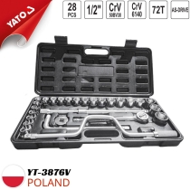 Yato YT-3876V 28개 1/2인치 소켓 렌치 세트 - 폴란드