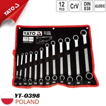 Set of 12 double ring spanners 6-32mm Yato YT-0398 - Poland