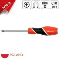 Phillips screwdriver PH2x100mm with magnetic tip Yato YT-25993 - Poland