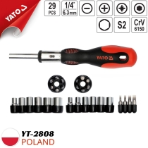Bộ tua vít đa năng 29 chi tiết Yato YT-2808 - Ba Lan