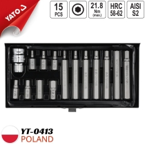 Yato YT-0413 15-piece 1/2