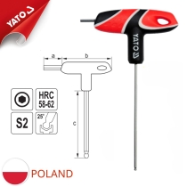 Lục giác chữ T đầu bi từ 2.0mm đến 10mm Yato - Ba Lan