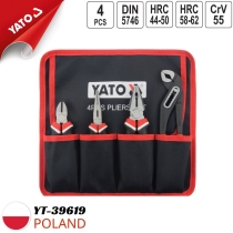 Bộ kìm 4 chi tiết đa năng Yato YT-39619 - Ba Lan