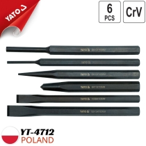 Bộ đục tổng hợp 6 chi tiết Yato YT-4712 - Ba Lan
