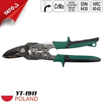 Kéo cắt tôn phải mỏ cong 235mm Yato YT-1911 - Ba Lan