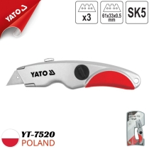 Dao rọc giấy đa năng 61x33mm SK5 Yato YT-7520 - Ba Lan