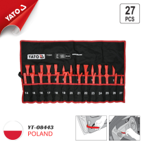 Bộ tháo lắp nội thất ôtô 27 món Yato YT-08443 - Ba Lan