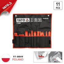 Bộ tháo lắp nội thất ôtô 11 món Yato YT-0844 - Ba Lan