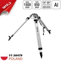 Chân nhôm cân bằng Laser 950-1500mm Yato YT-30479 - Ba Lan
