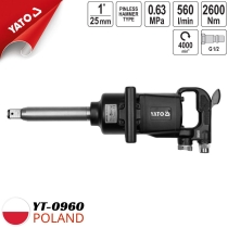 Yato 1英寸长轴冲击扳手 2600牛米 Yato YT-0960 - 波兰