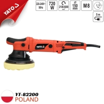Máy đánh bóng lệch tâm 720W Yato YT-82200 - Ba Lan