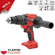 Electric drill machine 18V 120Nm brushless (body) Yato YT-827791 - Poland