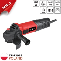 기계 연마기 760W 115mm M14 Yato YT-82088 - Ba Lan