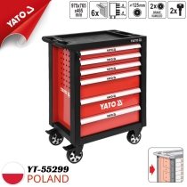 High-end 6-drawer Yato YT-55299 tool cabinet - Made in Poland