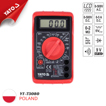 数字万用表 Yato YT-73080 – 波兰