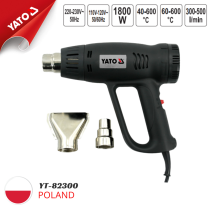 Súng Khò Hơi Nóng 1800W Yato YT-82300 - Ba Lan